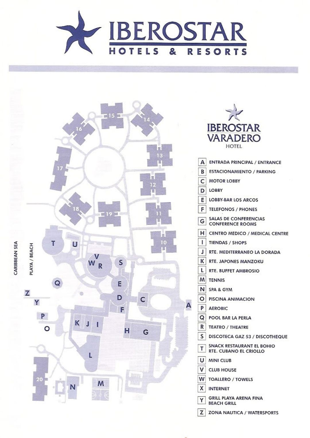Selection Varadero  Hotel Map