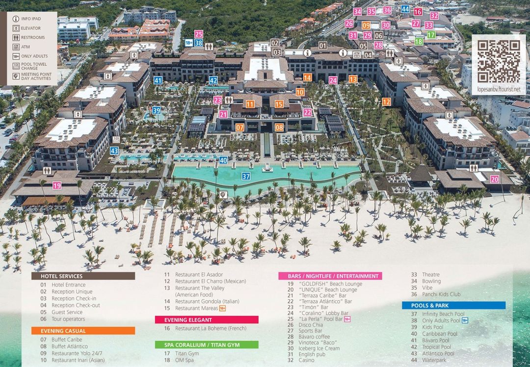 LOPESAN COSTA BÁVARO RESORT, SPA & CASINO Hotel map