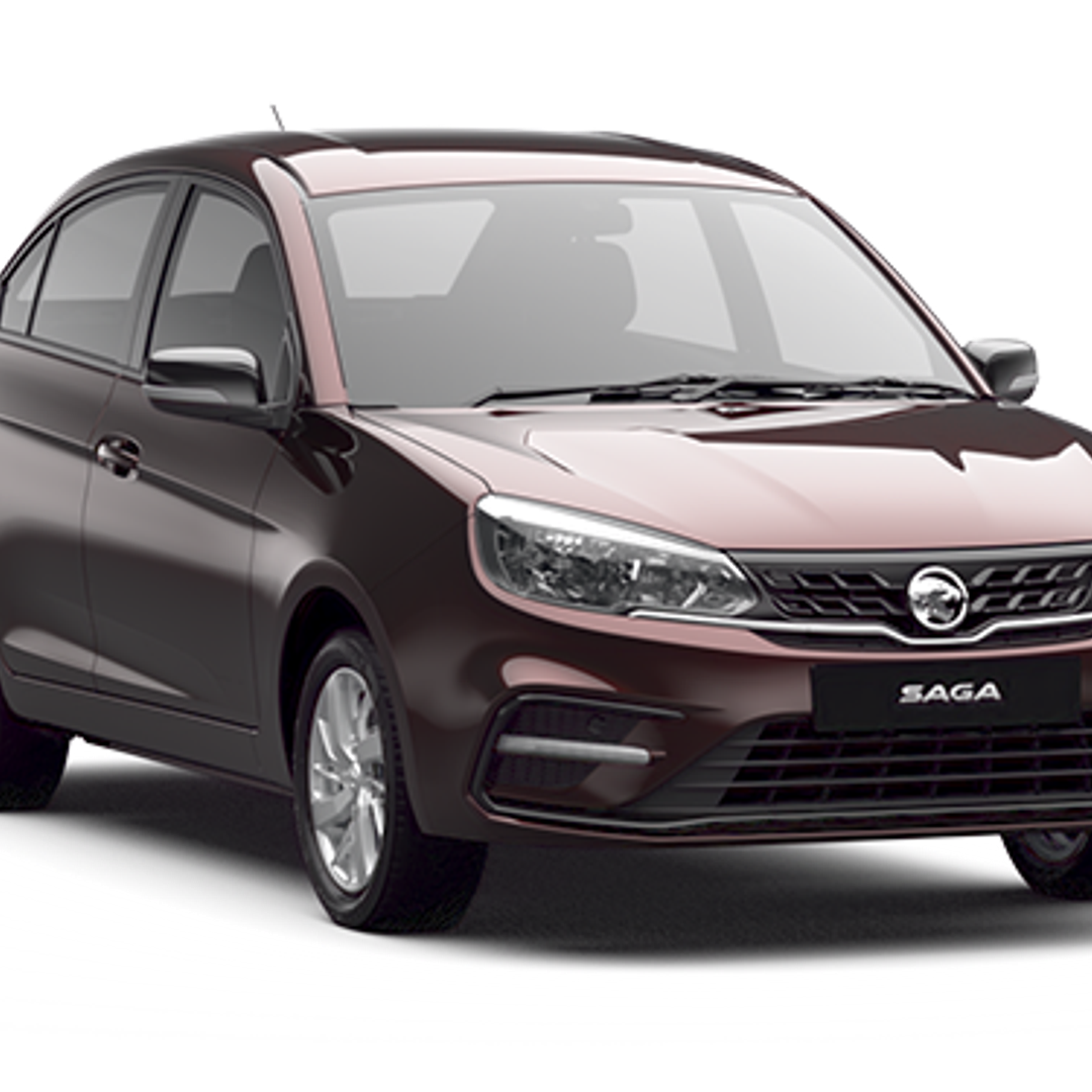 PROTON SAGA angular front exterior view