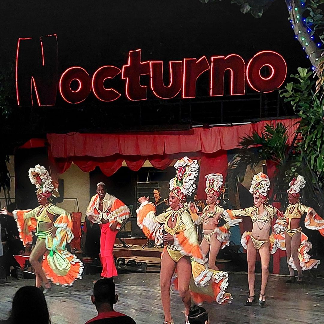 Cabaret Nocturno show in Holguín, Cuba.