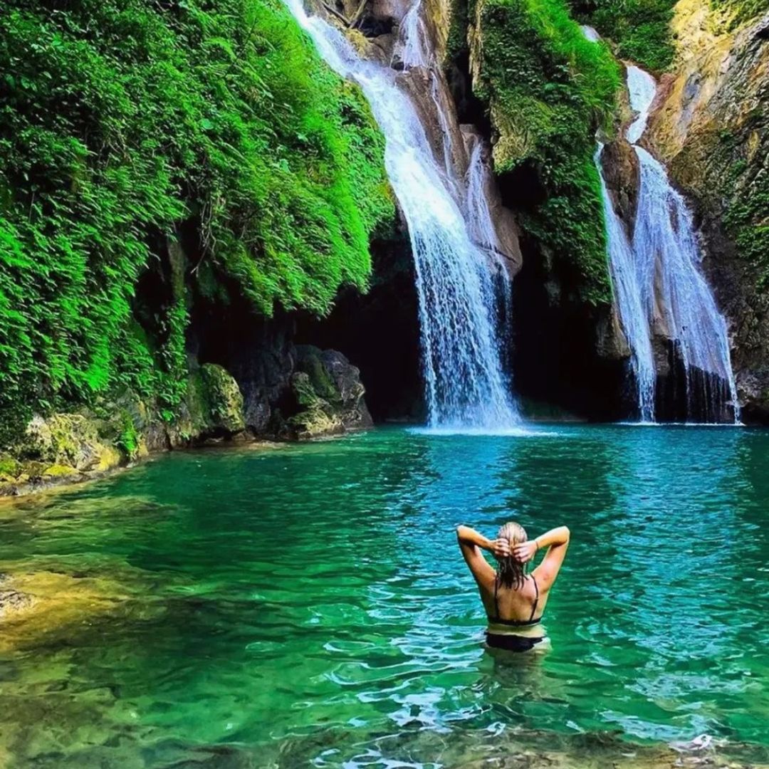 Vegas Grande waterfall, Guanayara Natural Park, Topes de Collantes, Cuba.