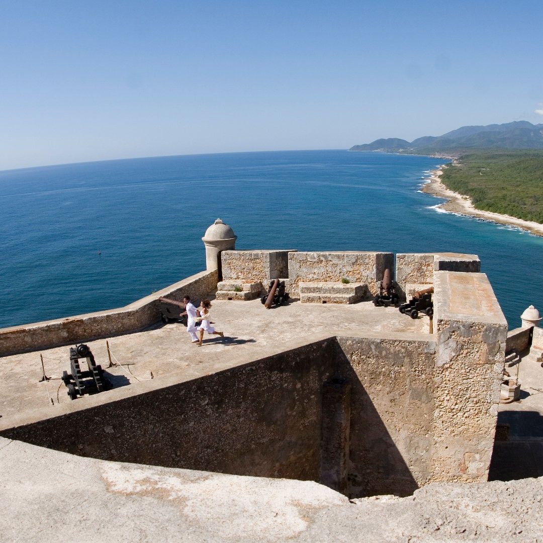 San Pedro de la Roca del Morro fortress view, Santiago de Cuba city