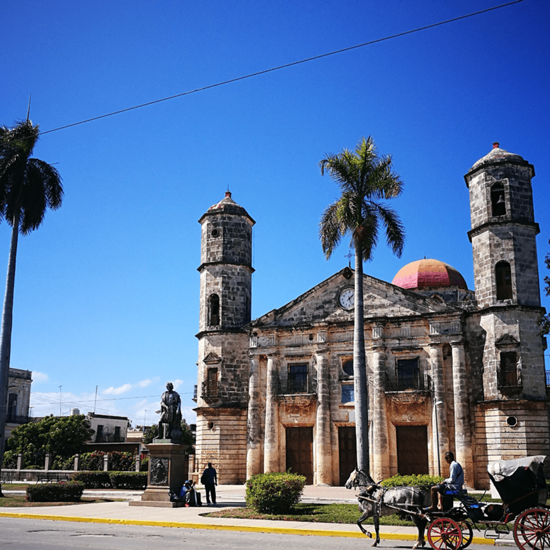 Christopher Columbus monument panoramic view, Cardenas city, Matanzas. “Discovering Cárdenas and his Firstfruits in Classic Cars” Tour