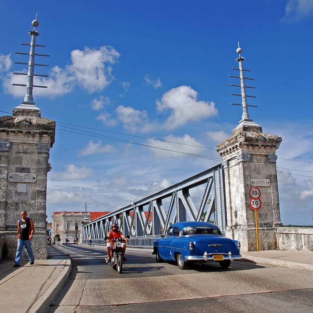 Bridge of Matanzas city panoramic view