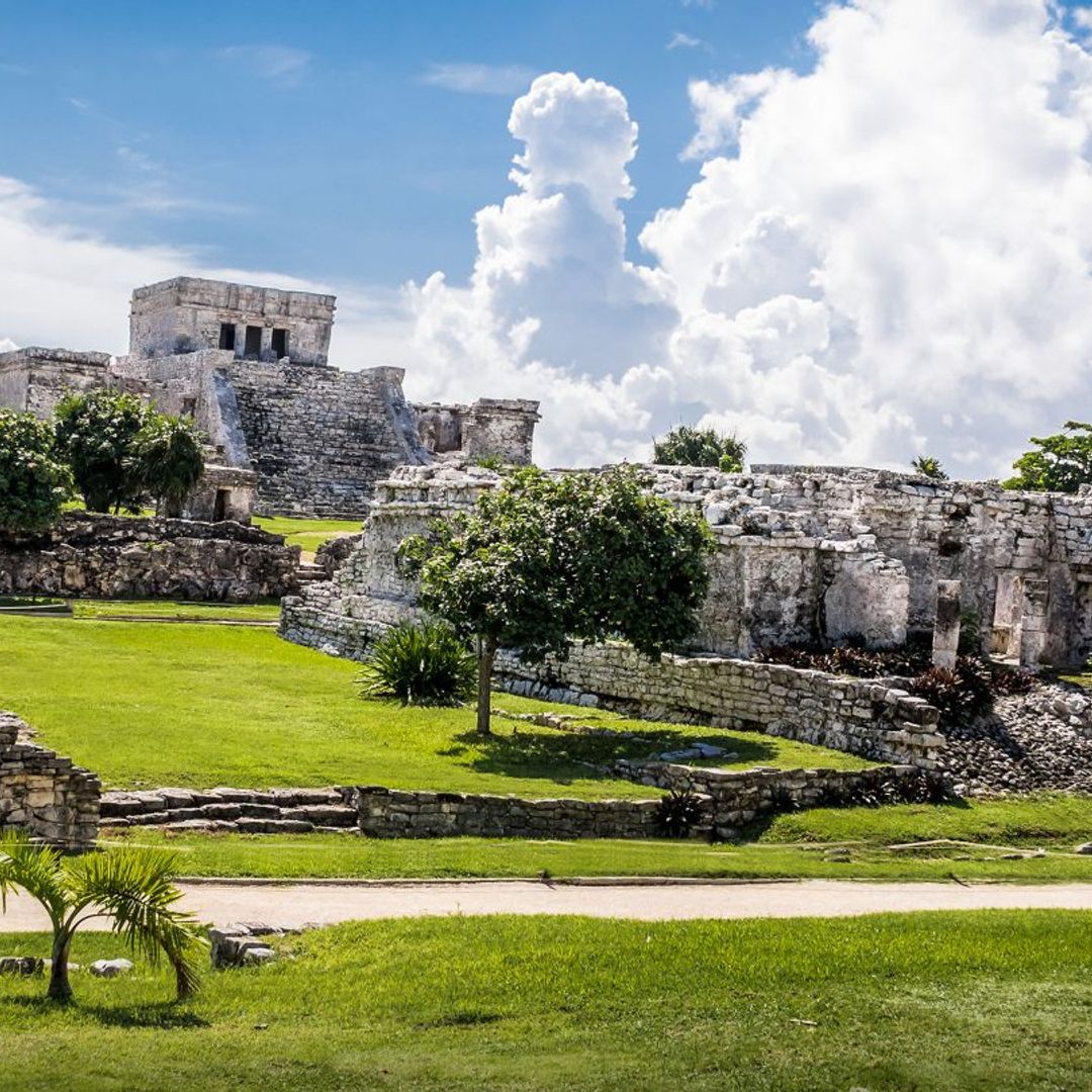 Tulum archeological site, Quiintana Roo, Mexico. TULÚM – XEL-HÁ Tour