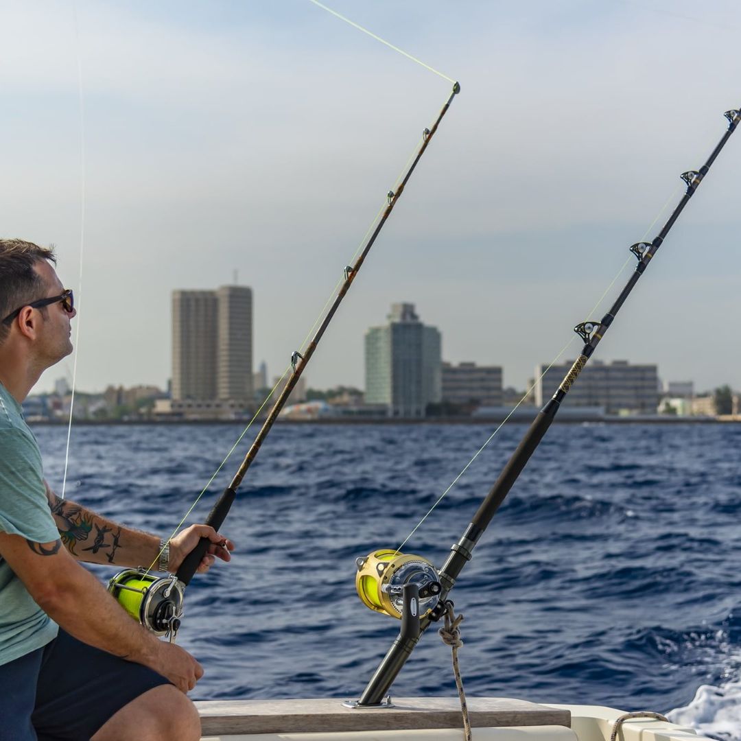 Deep Sea Fishing at Marina Hemingway, Havana, Cuba.