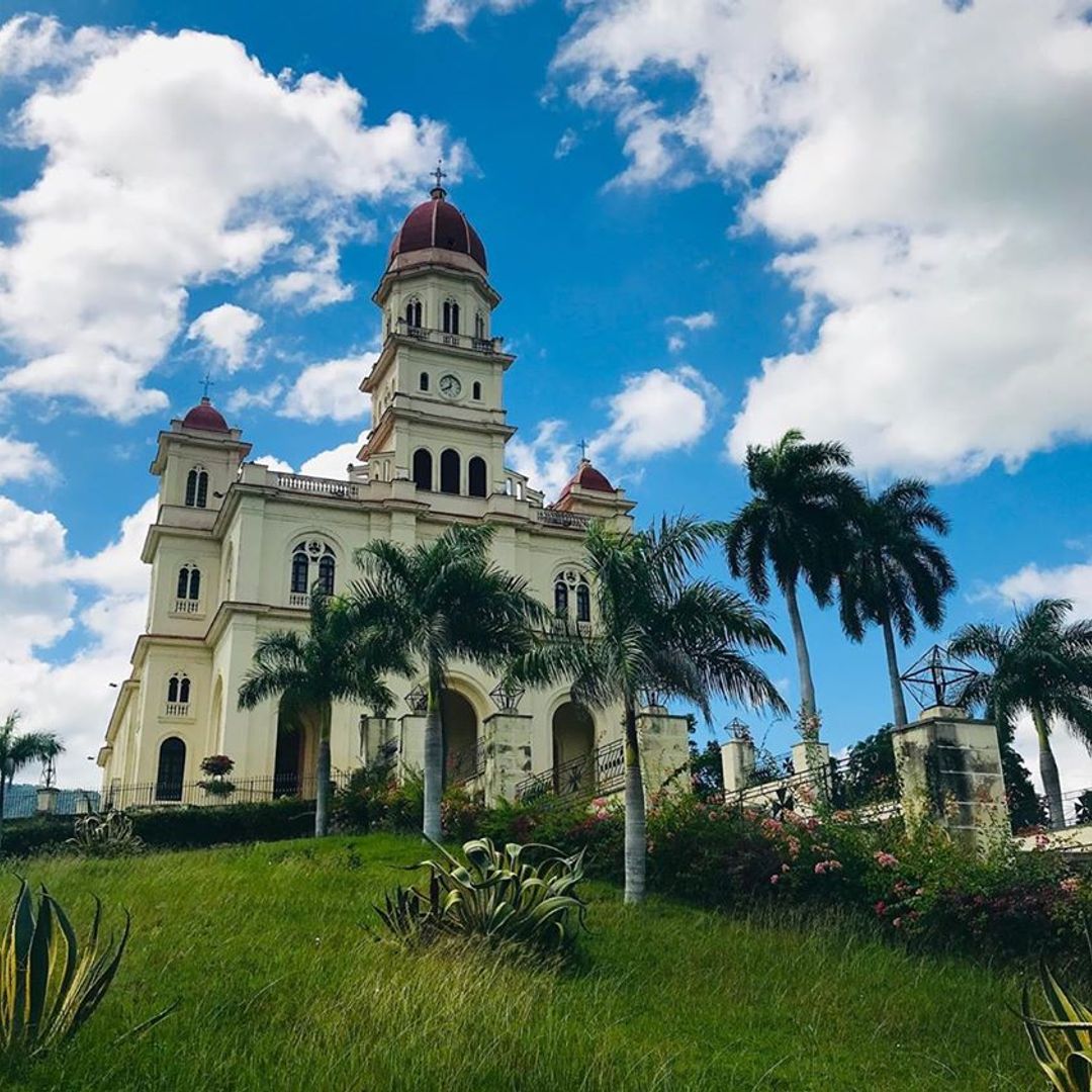 The Santuary of La Virgen de la Caridad del Cobre panoramic view, El Cobre, Santiago de Cuba, Cuba.