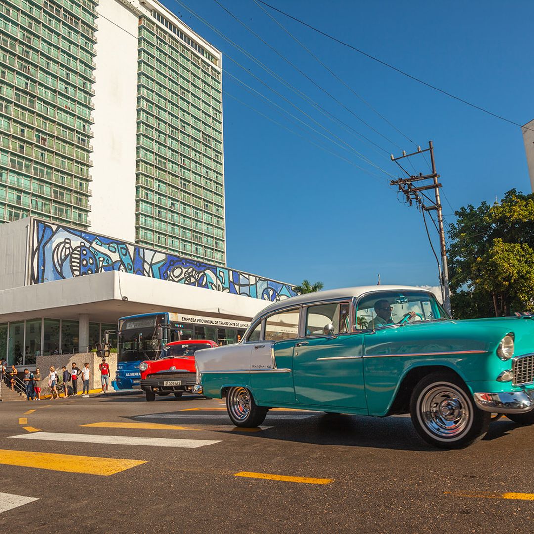 "MODERN HAVANA IN AMERICAN CLASSIC CARS (HARD TOP)" Private Tour, Havana, Cuba.