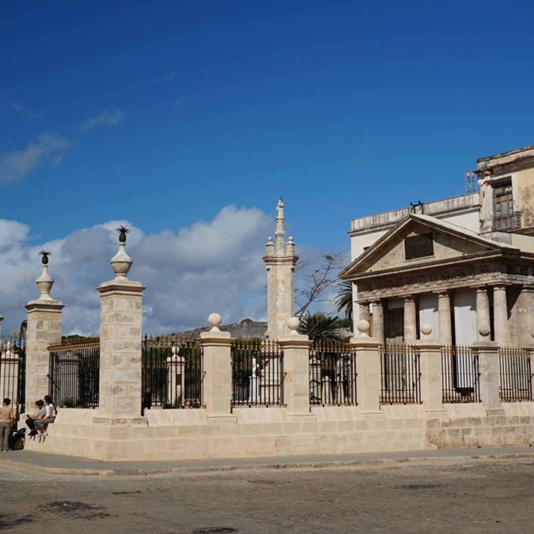 El Templete monument, Old Havana, Havana, Cuba.