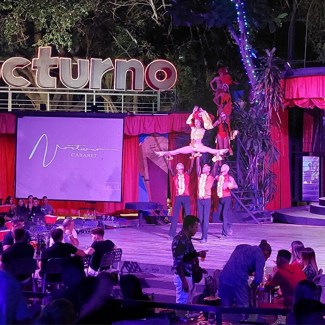 Cabaret Nocturno show in Holguín, Cuba.