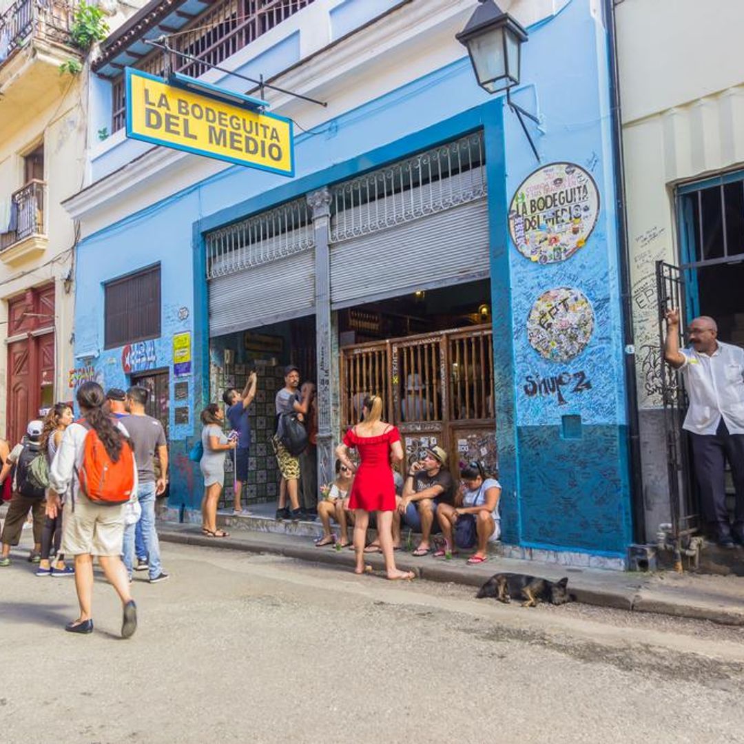 La Bodeguita del Medio Bar Restaurant, Old Havana, Havana, Cuba.