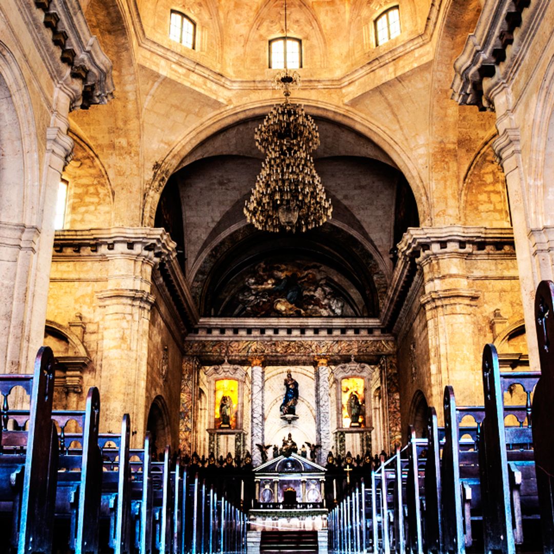 Inside Havana Cathedral, Tour " Popular religion and Christian ecumenism"