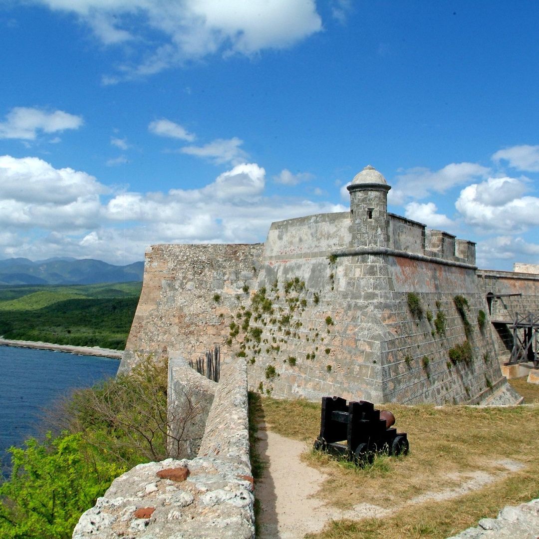 San Pedro de la Roca del Morro fortress panoramic view, Santiago de Cuba city