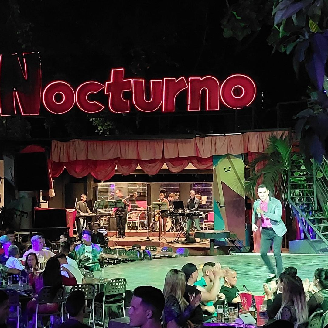 Cabaret Nocturno show in Holguín, Cuba.