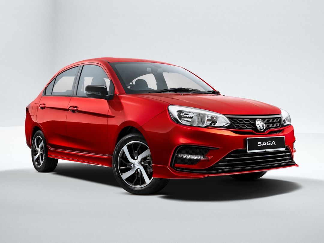 PROTON SAGA angular front exterior view