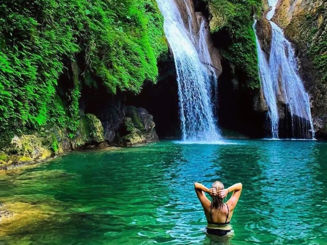 Vegas Grande waterfall, Guanayara Natural Park, Topes de Collantes, Cuba.