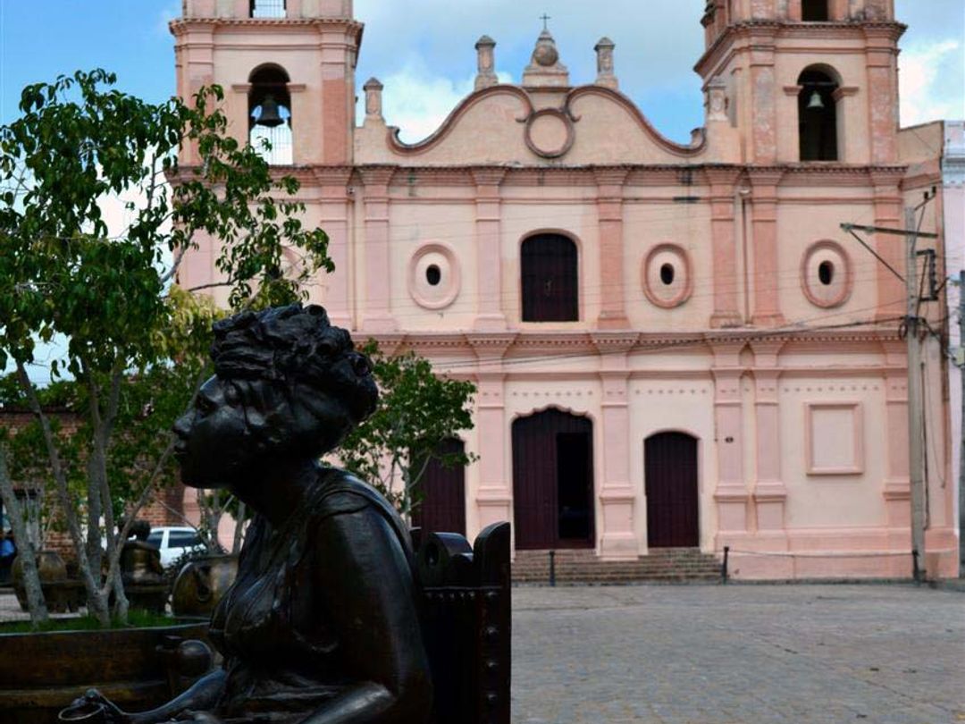 Del Carmen square panoramic view, Camagüey city
