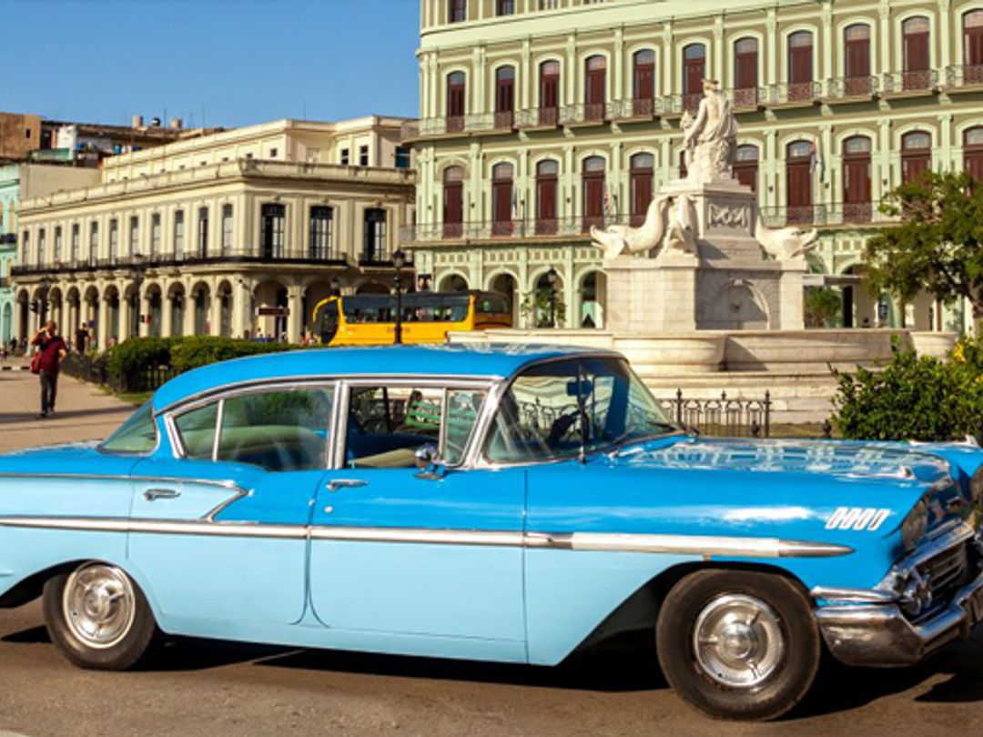 "OLD HAVANA + MODERN HAVANA IN AMERICAN CLASSIC CARS (HARD TOP)" Private Tour, Havana, Cuba.