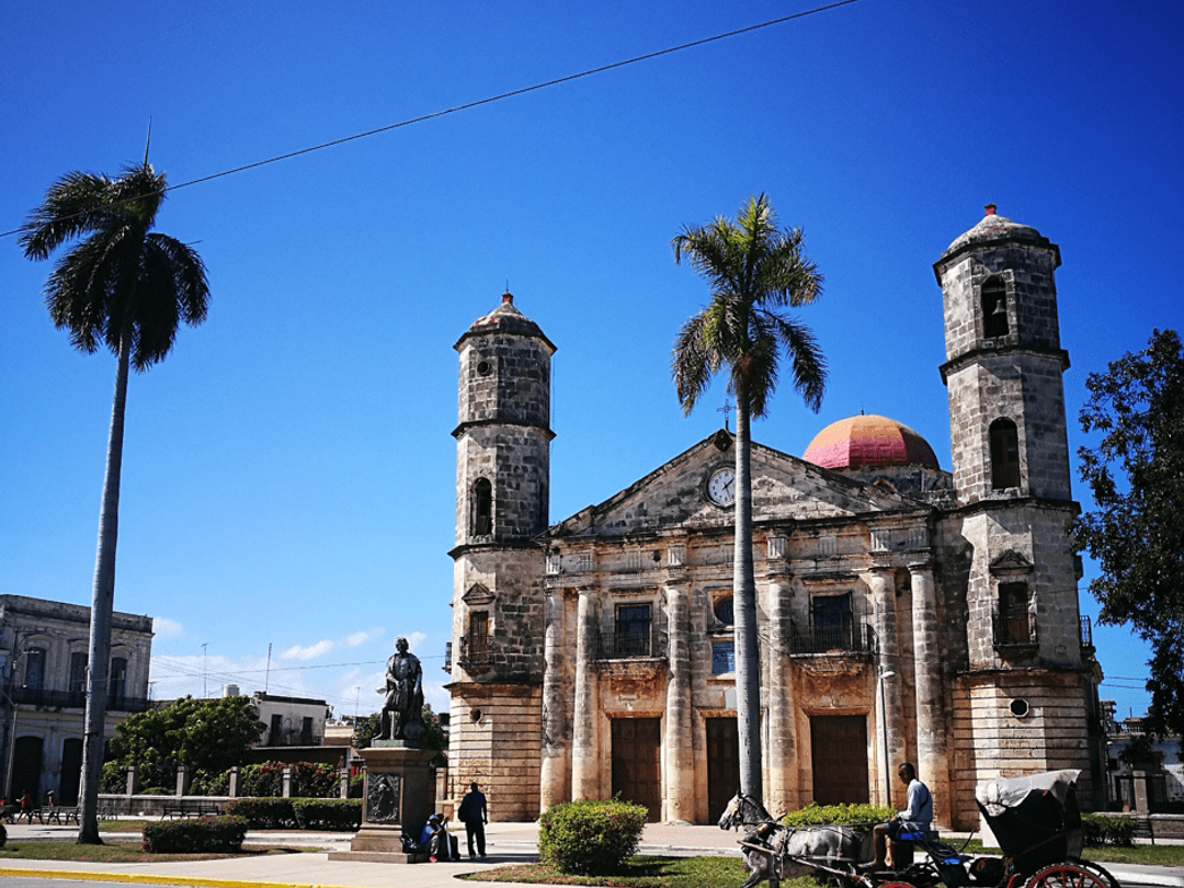Christopher Columbus monument panoramic view, Cardenas city, Matanzas. “Discovering Cárdenas and his Firstfruits in Classic Cars” Tour