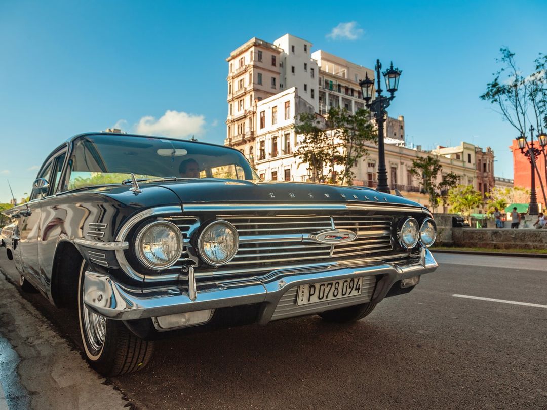 “TRINIDAD IN AMERICAN CLASSIC CARS (HARD TOP)" Private Tour, Havana, Cuba.