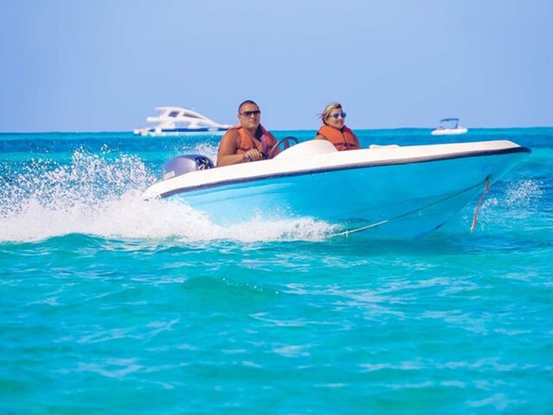 SPEEDBOAT ADVENTURE IN PUNTA CANA, Dominican Republic. 
