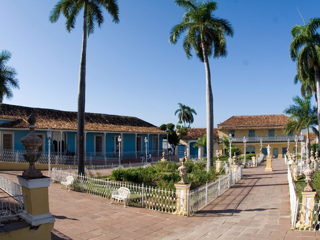 Trinidad mayor square panoramic view