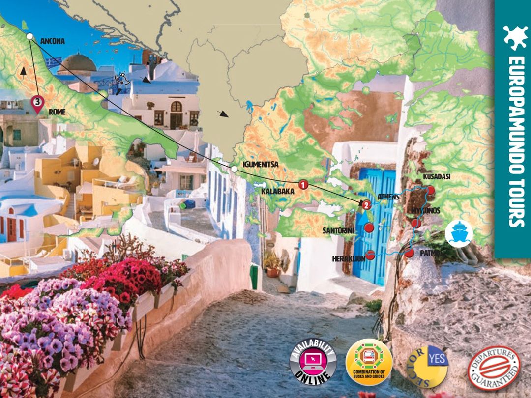 Athens Location Rome ROME TO ATHENS WITH IDLANDS Group Tour.