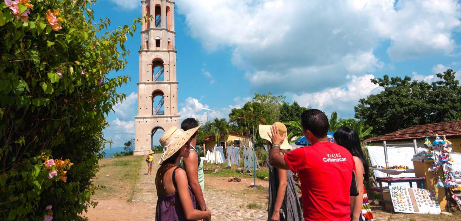 Manaca Iznaga farm panoramic view, Trinidad, Sancti Spíritus, Cuba.