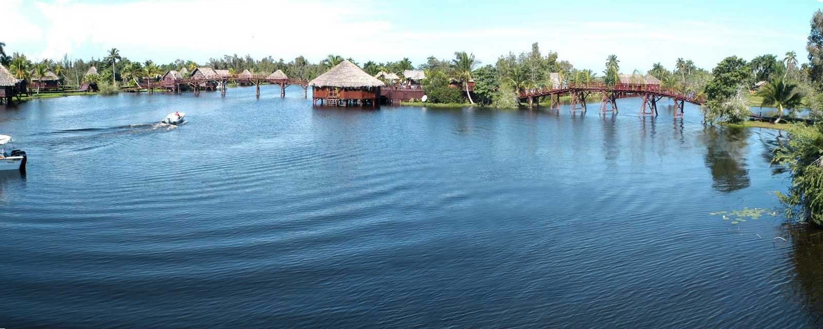 A replica of an Indian village, Guamá tourist park, Matanzas