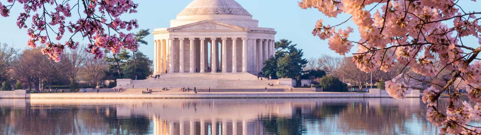 Thomas Jefferson monument panoramic view, WASHINGTON D.C., Washington state, United States of America.