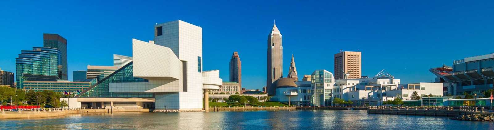 Cleveland city panoramic view, CLEVELAND, Ohio state, United States of America.