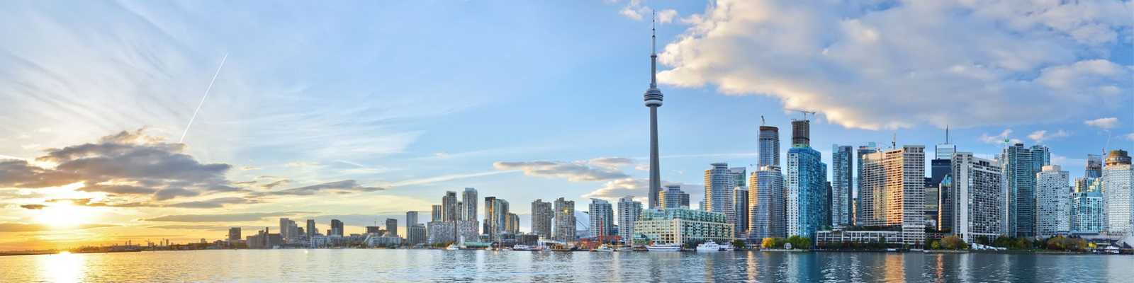Toronto city panoramic view, TORONTO, Ontario province, Canada.