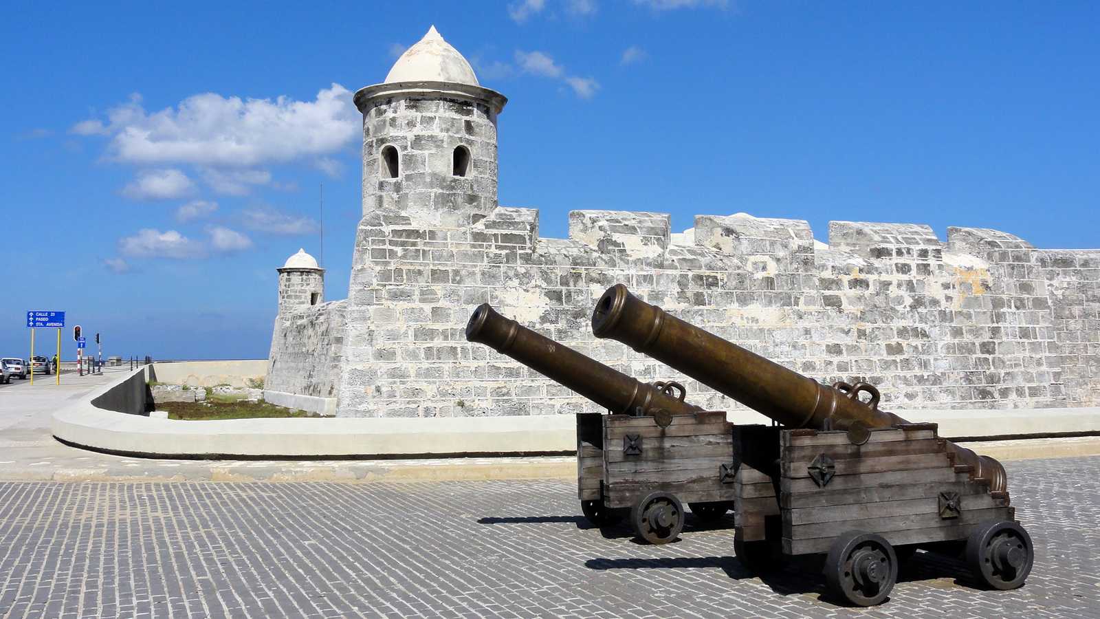 La Punta Castle panoramic view, Old Havana, Havana, Cuba.