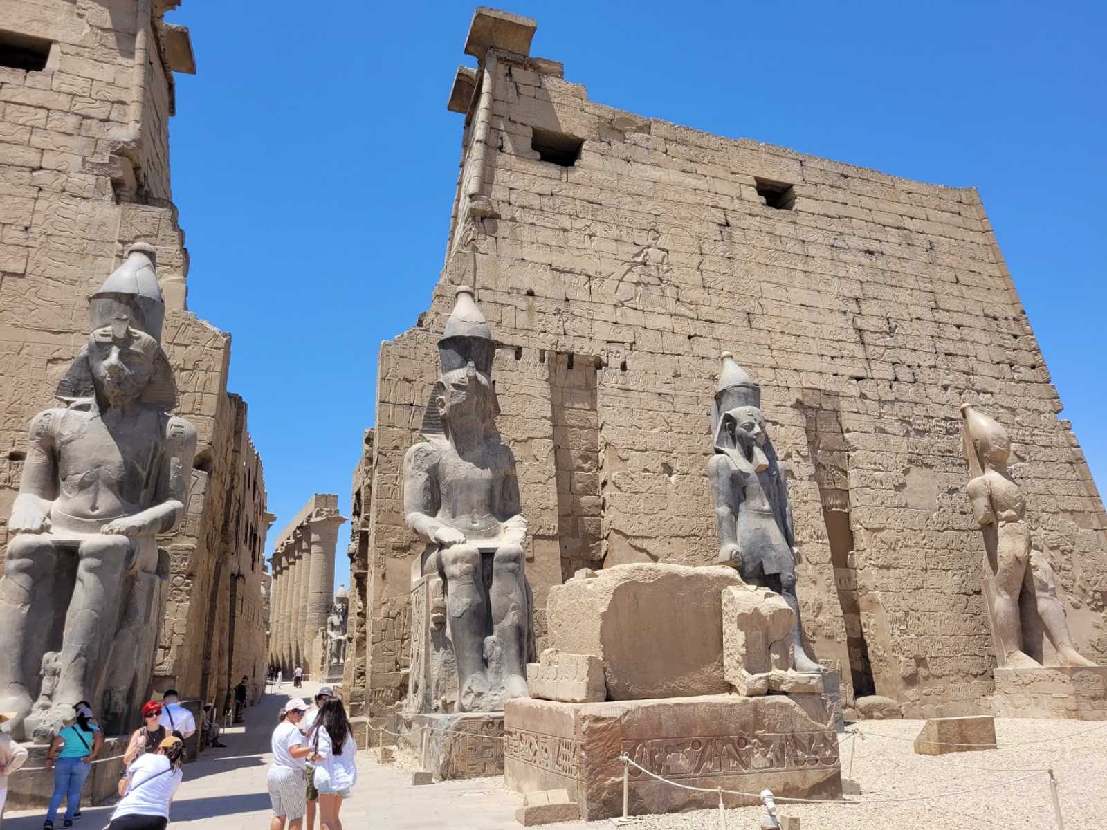 The Temple of Luxor panoramic view, Luxor, Egypt.