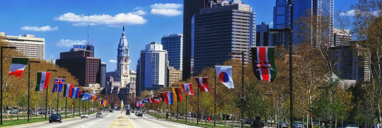 The City of Philadelphia panoramic view, PHILADELPHIA, Pennsylvania state, United States of America.