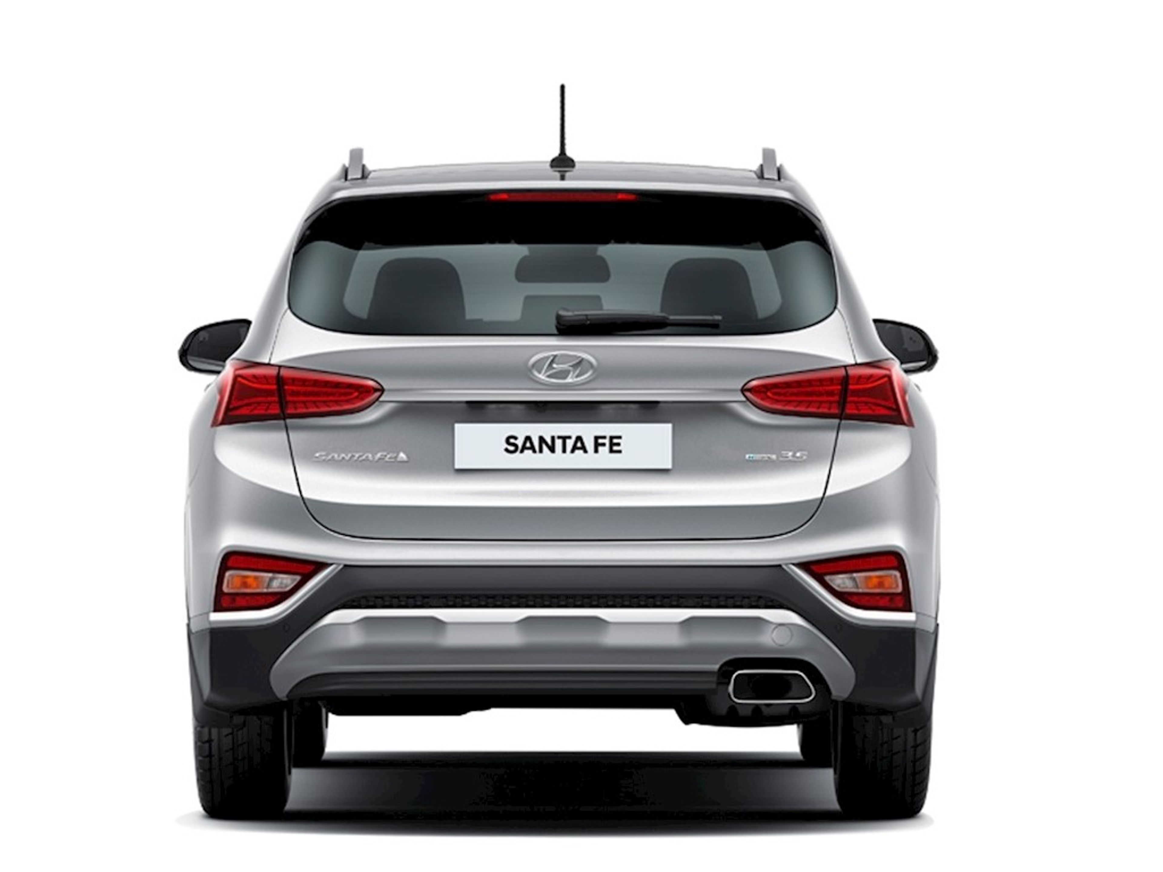 undefinedHYUNDAI SANTA FE rear exterior view