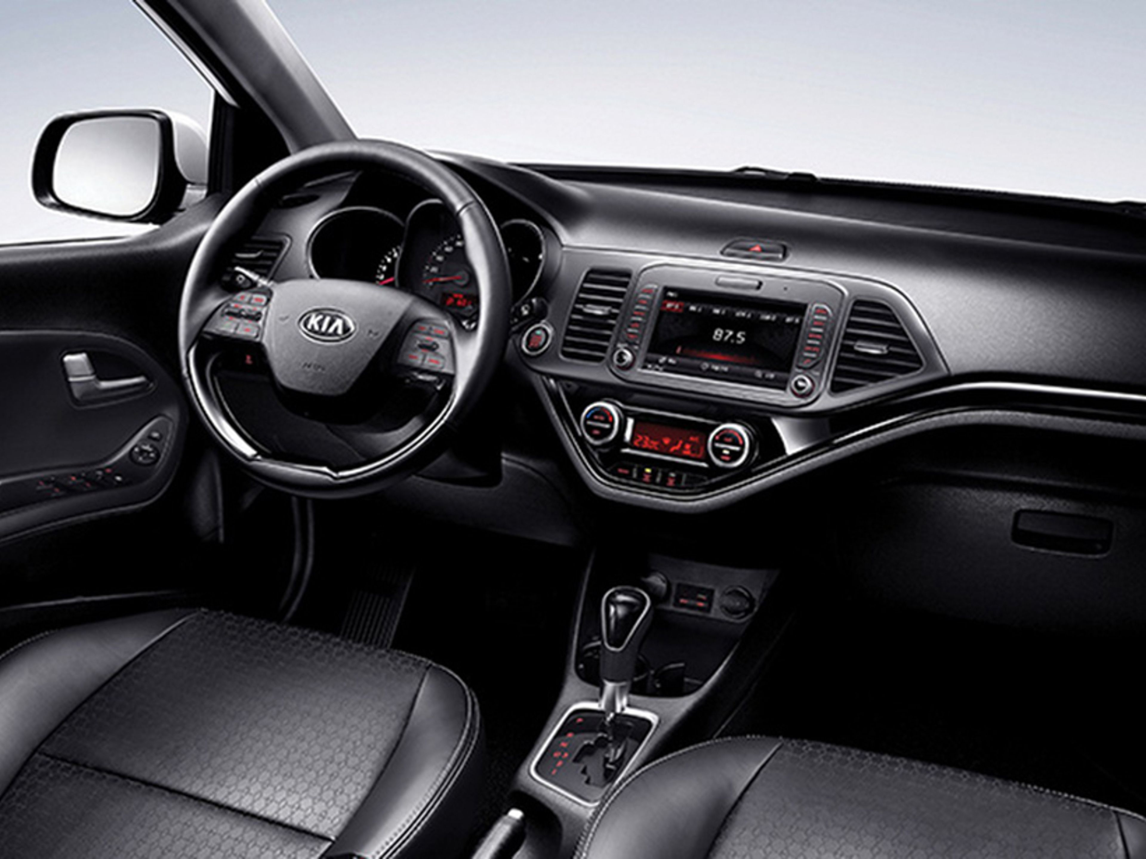 undefinedKIA PICANTO interior view.