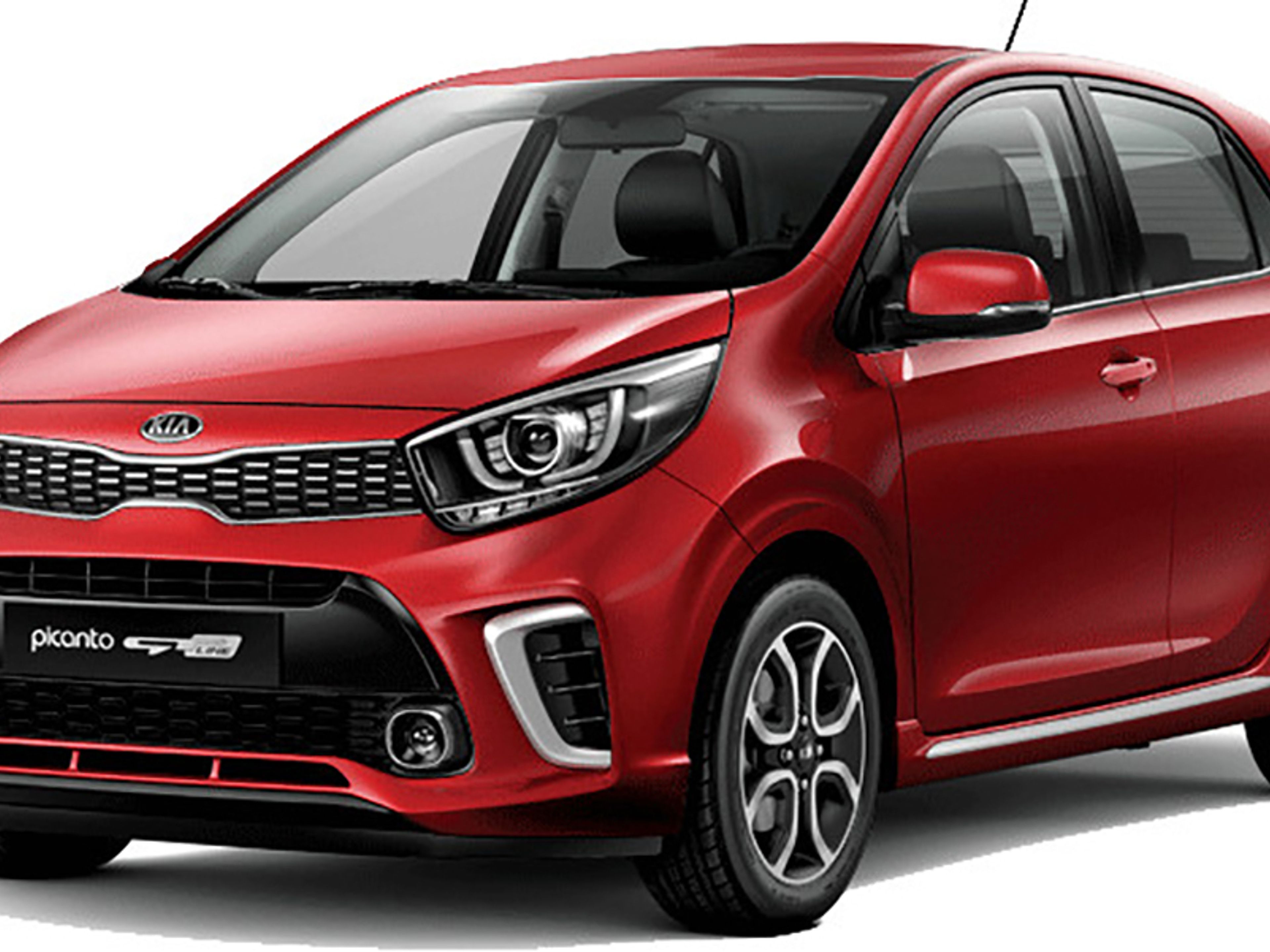 undefinedKIA PICANTO angular front exterior view.