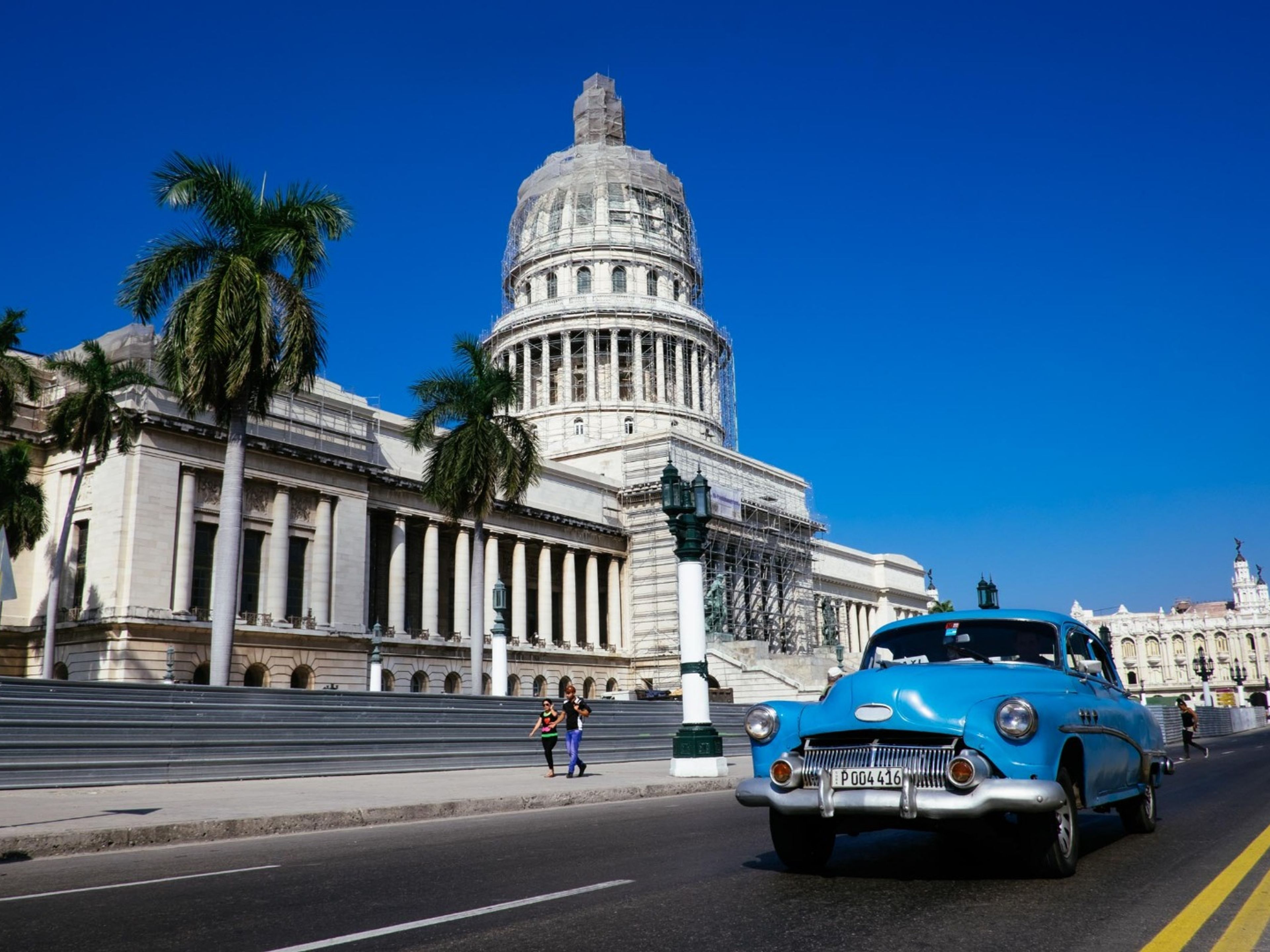 “Discovering Havana in Classic Cars” Tour. The Capitol of Havana panoramic view, Old Havana, Cuba. “Discovering Havana in Classic Cars” Tour