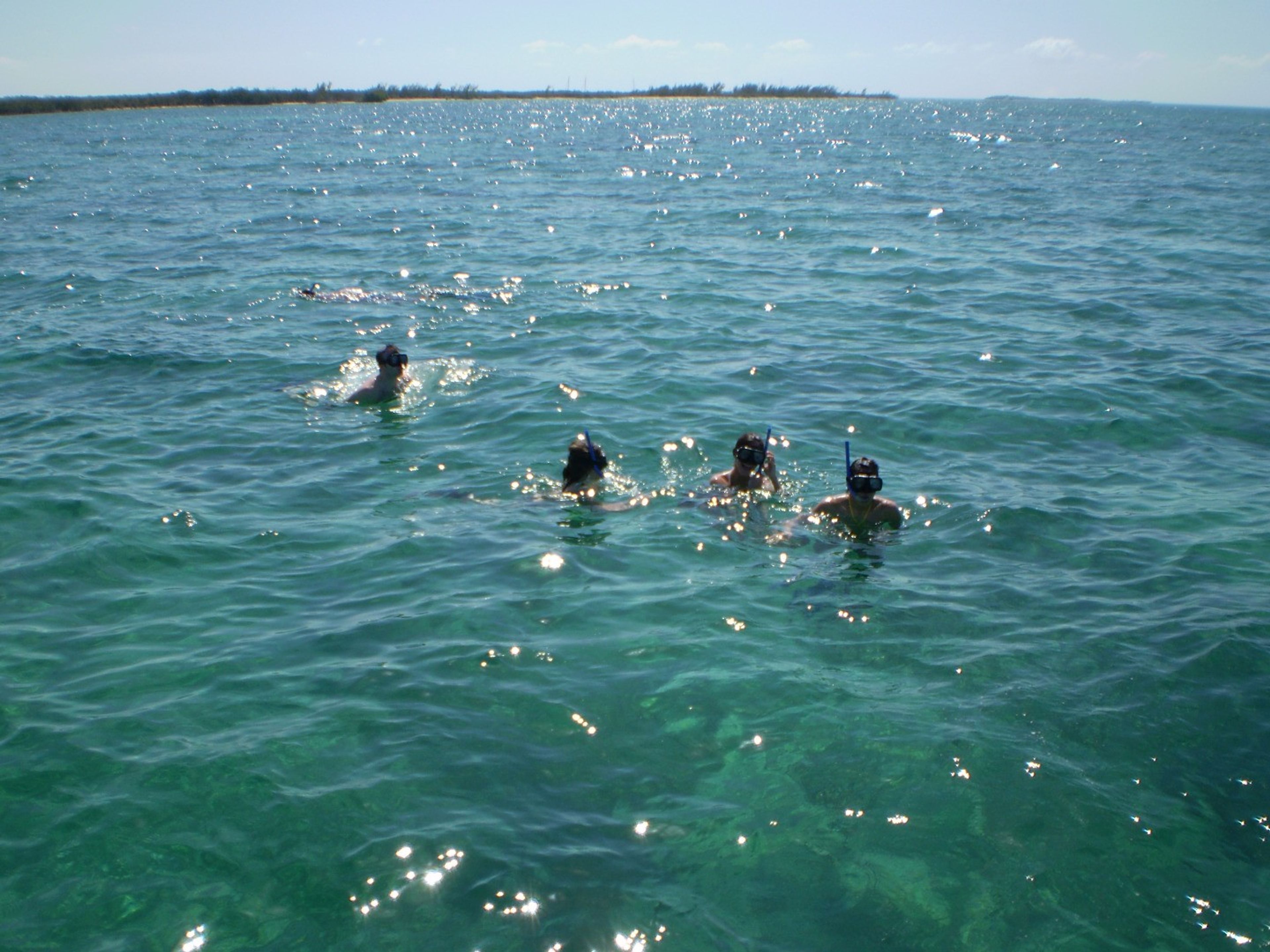 "Nature Tour Island Paradise". Snorkeling in a natural pool  in Paradise Island, Cayo Romero Natural Park
