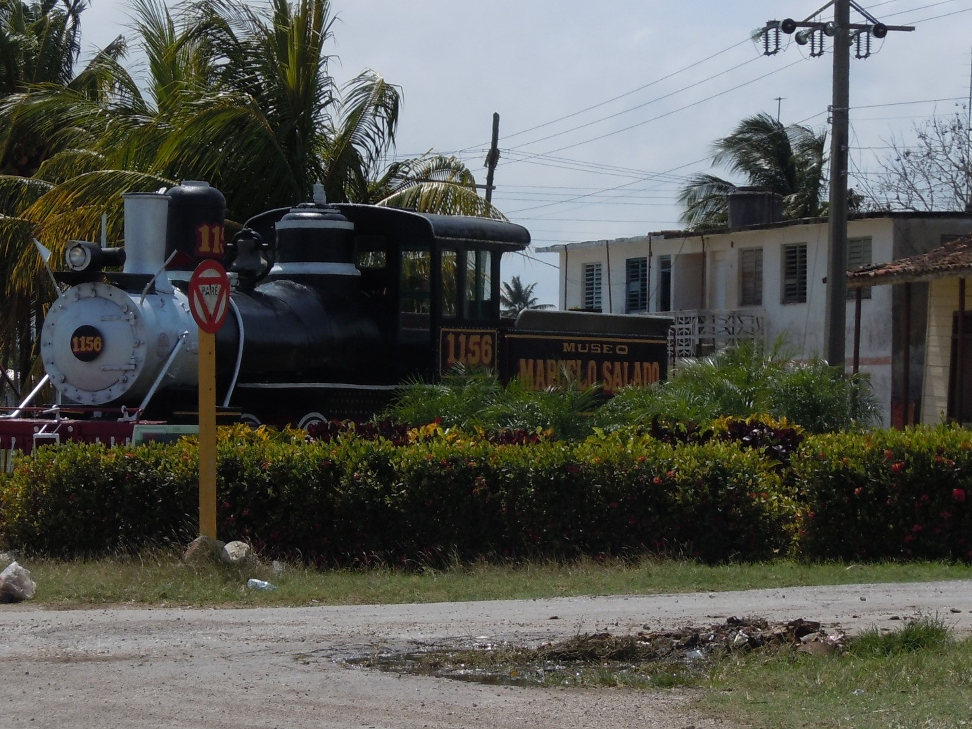 Tour "TEMPO DI RUMBA". Steam train monument, Caibarién city