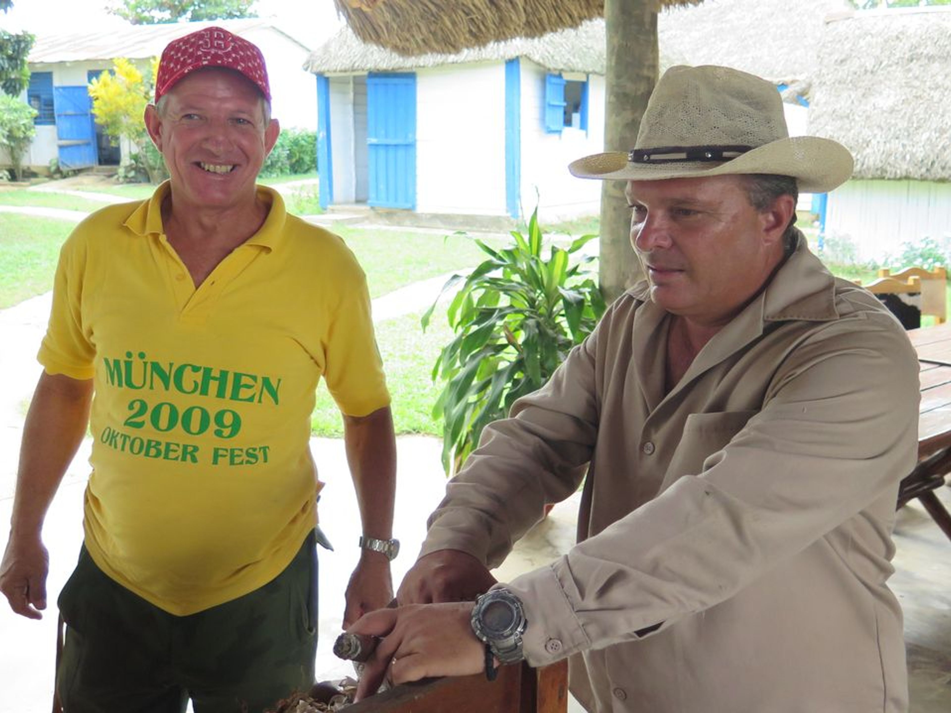 Tour "I segreti del tabacco". Hector Luis Prieto in 2007 was awarded the prestigious honor of Hombre Habano, an annual award for the best quality production of tobacco in the cigar industry.