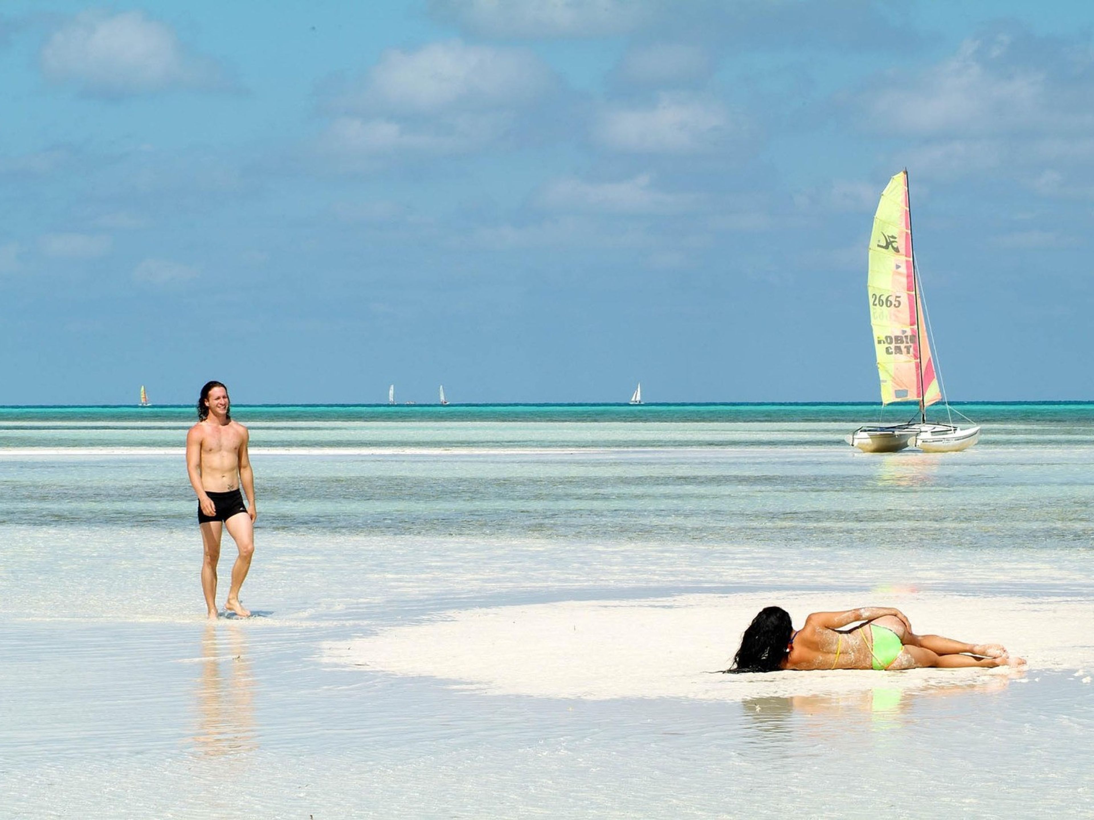 Excursão “JEEP SAFARI PILAR“. Playa Pilar panoramic view, Cayo Guillermo, Jardines del Rey, Ciego de Ávila, Cuba.