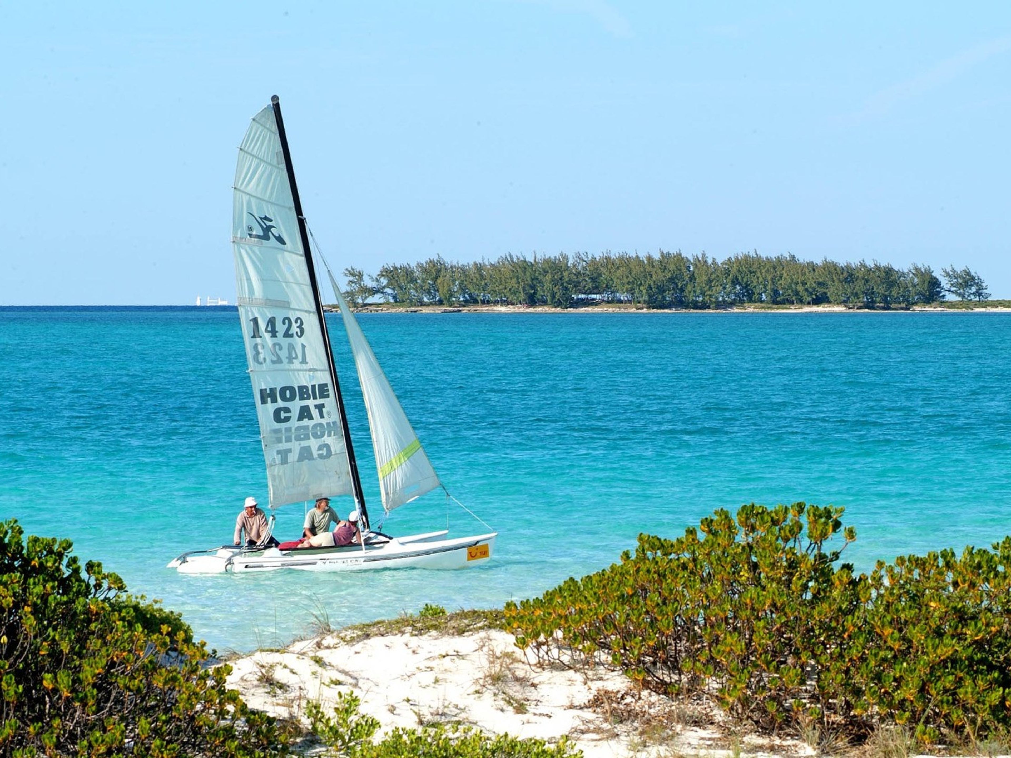 Excursão “JEEP SAFARI PILAR“. Playa Pilar panoramic view, Cayo Guillermo, Jardines del Rey, Ciego de Ávila, Cuba.