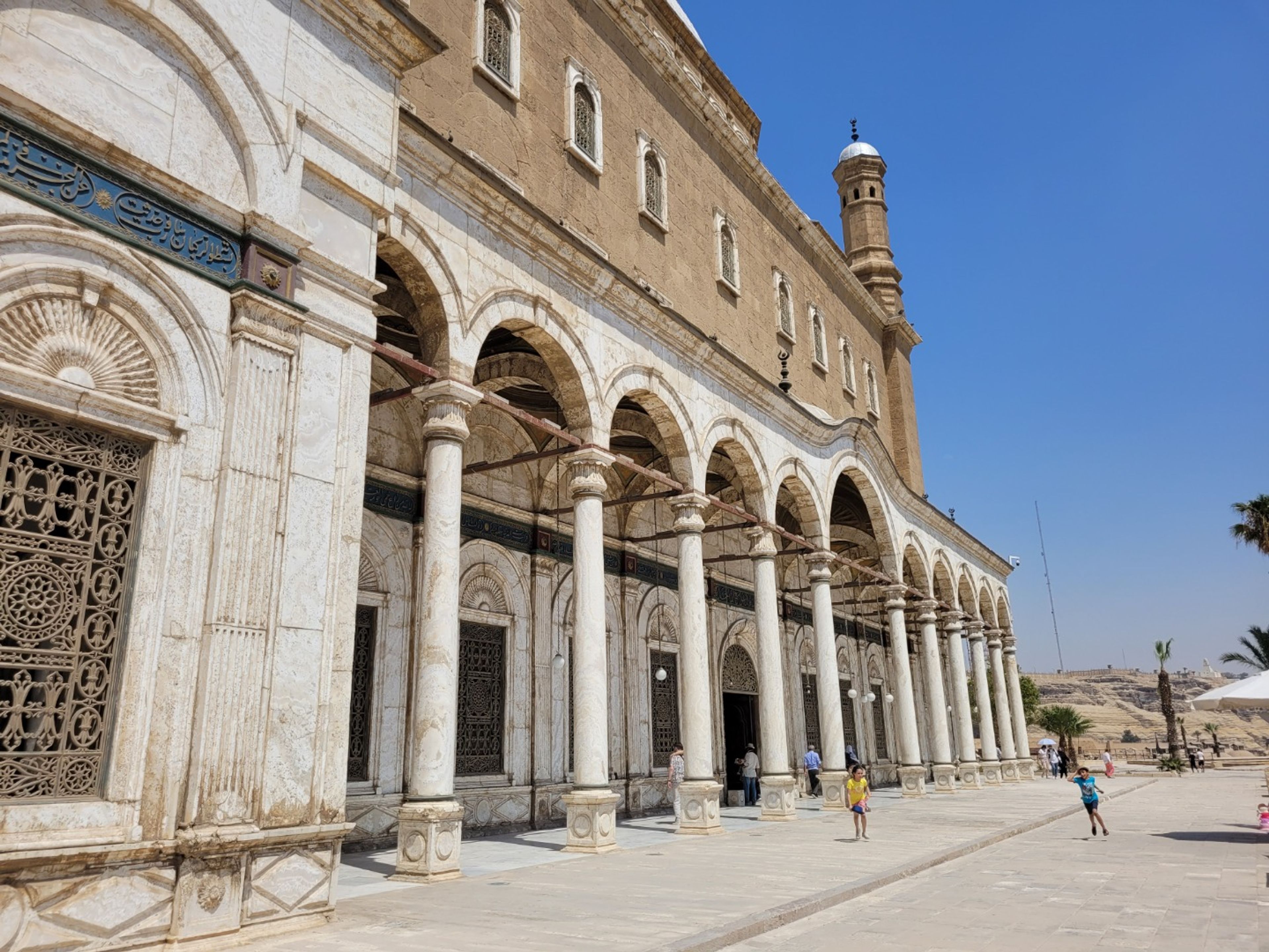 "FULL DAY TOURS IN CAIRO (THE EGYPTIAN MUSEUM OF PHARAONIC ART - THE CITADEL OF SALADIN - KHAN EL-KHALILI)" Private Tour. The Mosque of Muhammad Ali, popularly known as the Alabaster Mosque. Cairo, Egypt.