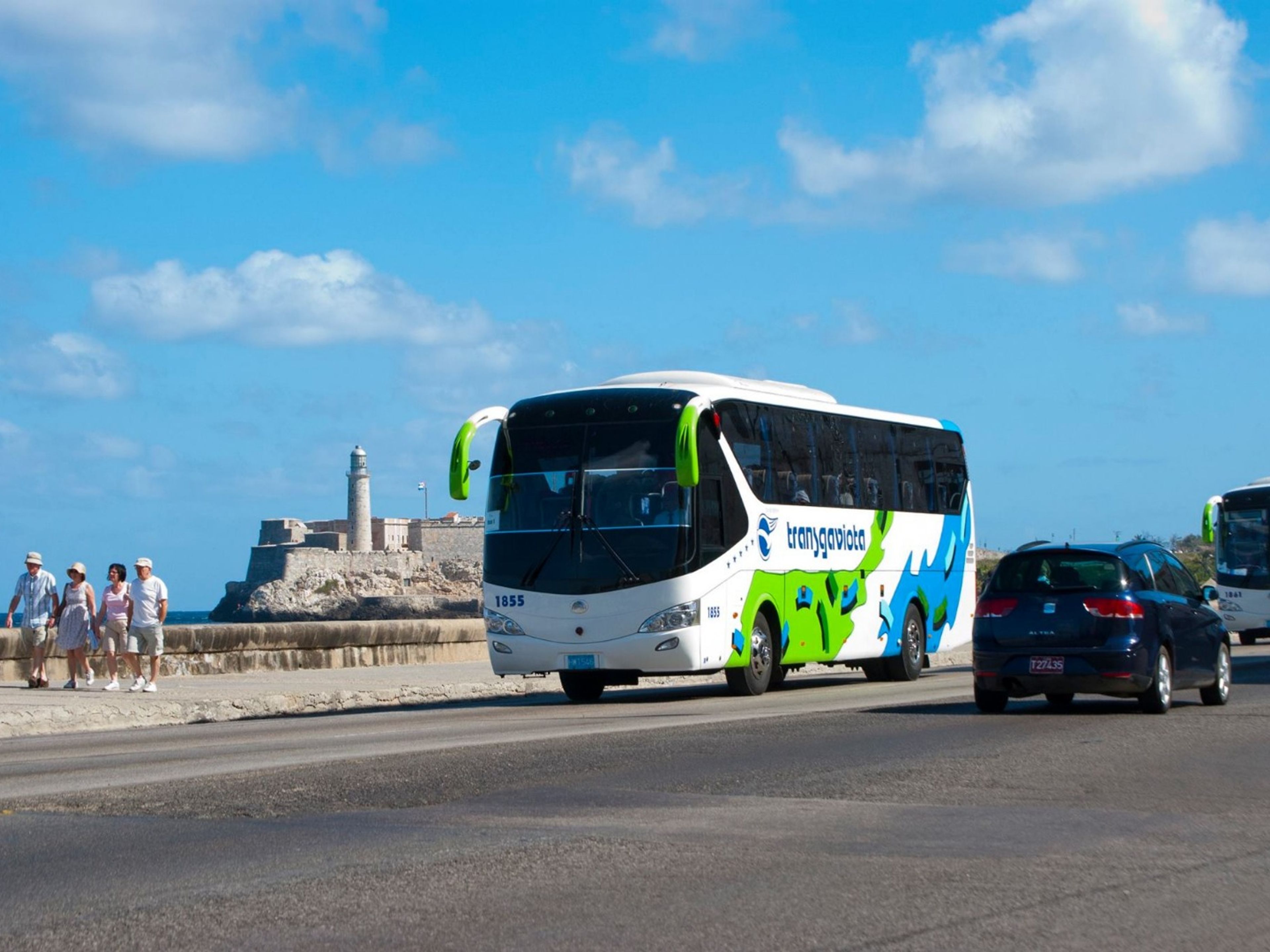"HAVANA OVERNIGHT" Tour. Castillo de los Tres Reyes del Morro and Habana's bay entrance panoramic view, “Havana By Bus” Overnight Tour