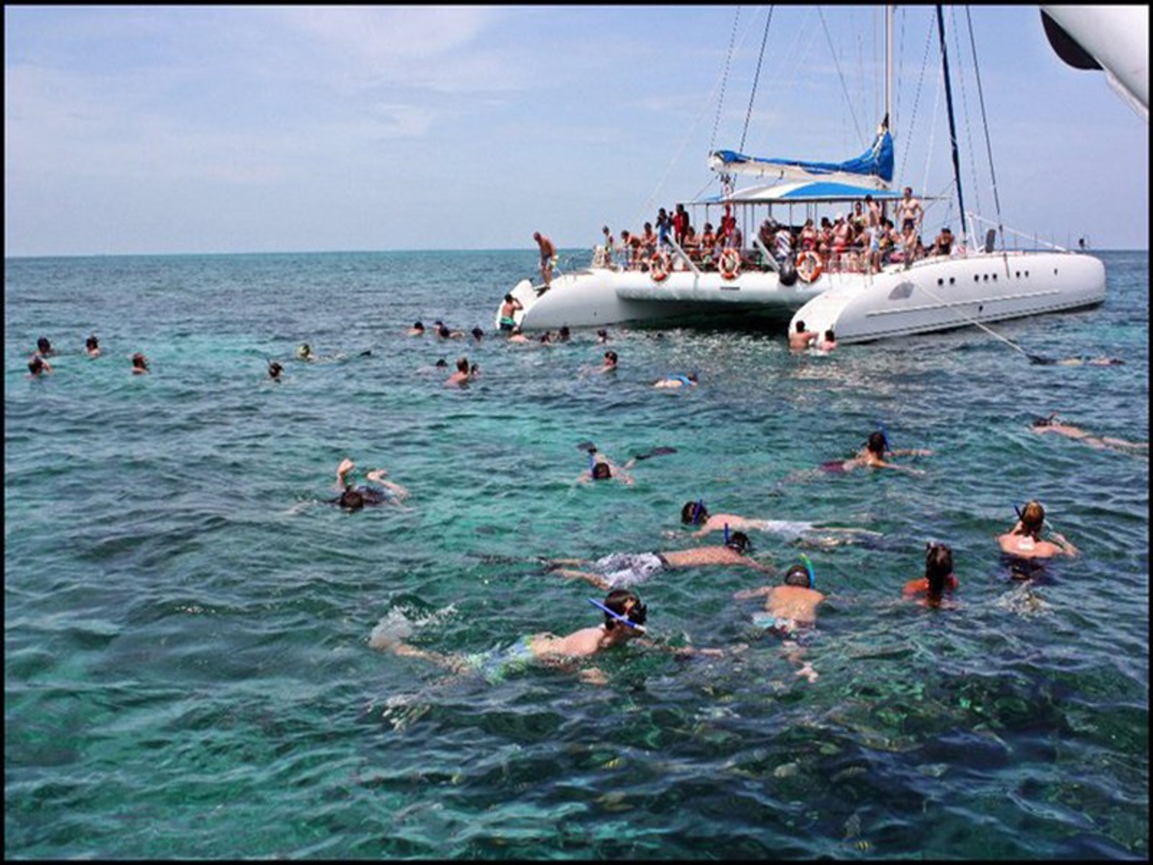 Excursão "ÚNICA SEAFARI (COM GOLFINHOS)". Unique seafary tour at Cayo Guillermo