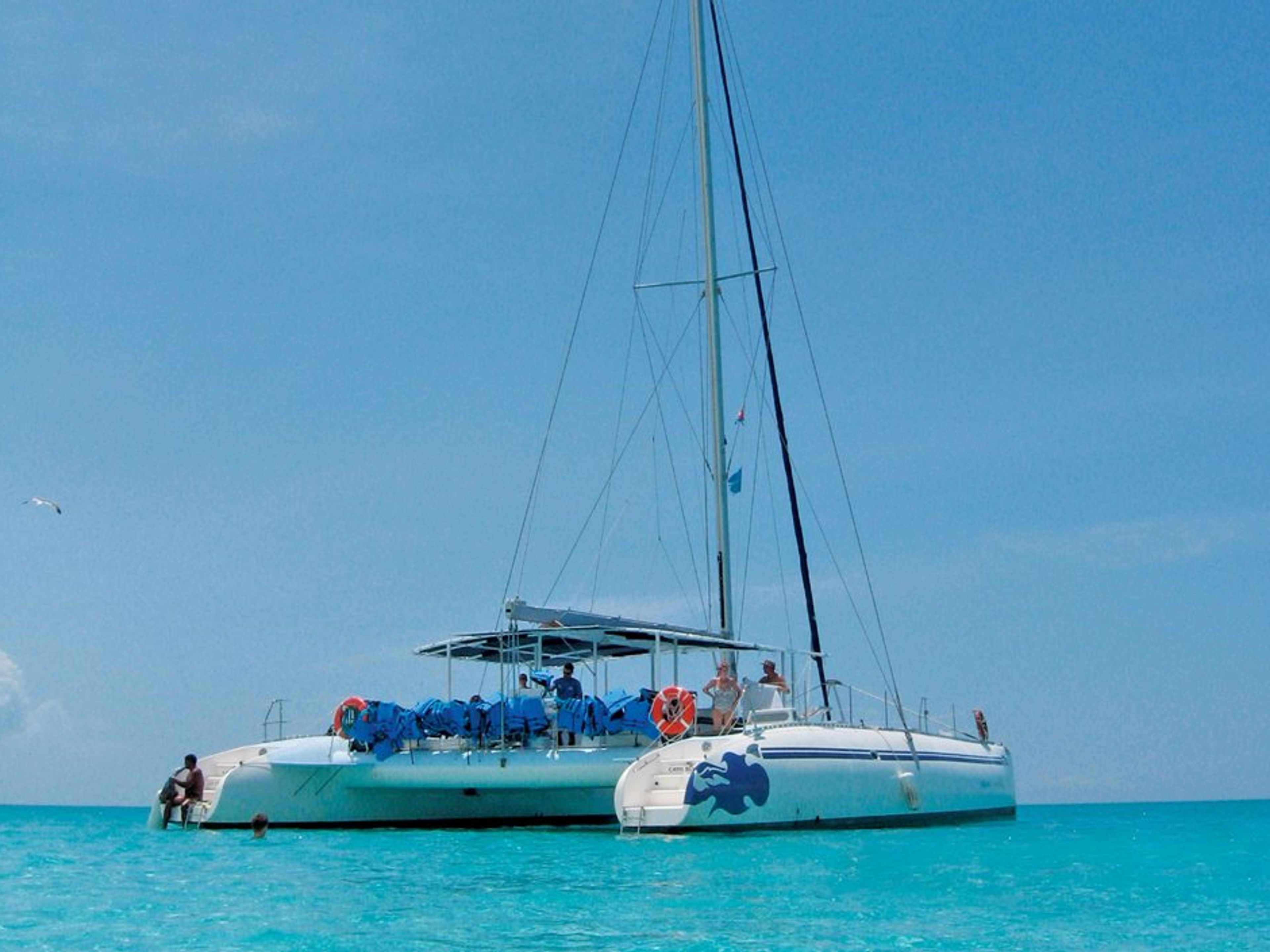 Excursão "ÚNICA SEAFARI (COM GOLFINHOS)". Unique seafary tour at Cayo Guillermo