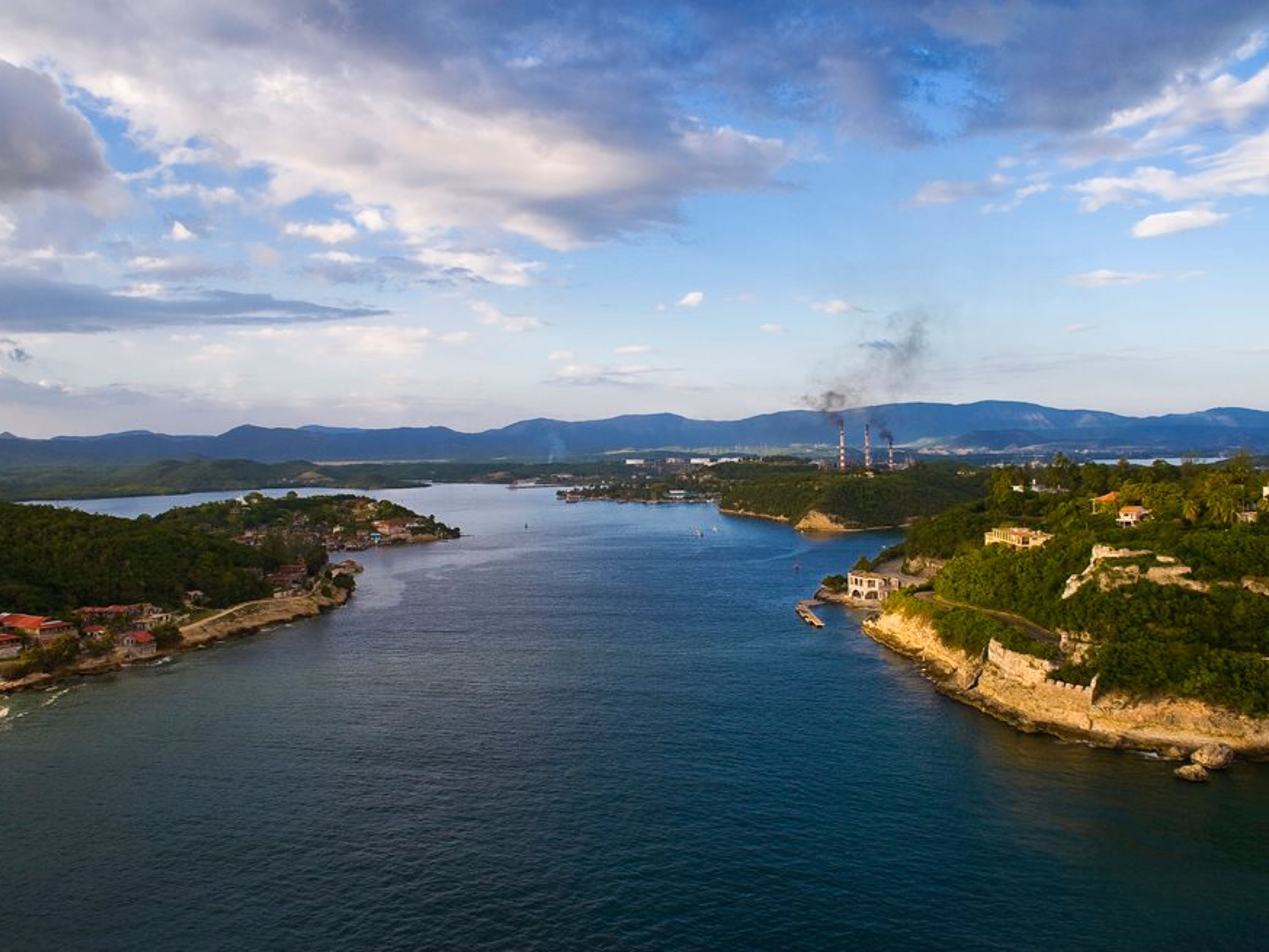 "SANTIAGO DE CUBA´S SUNSET BY BOAT" Tour. Santiago de Cuba bay.