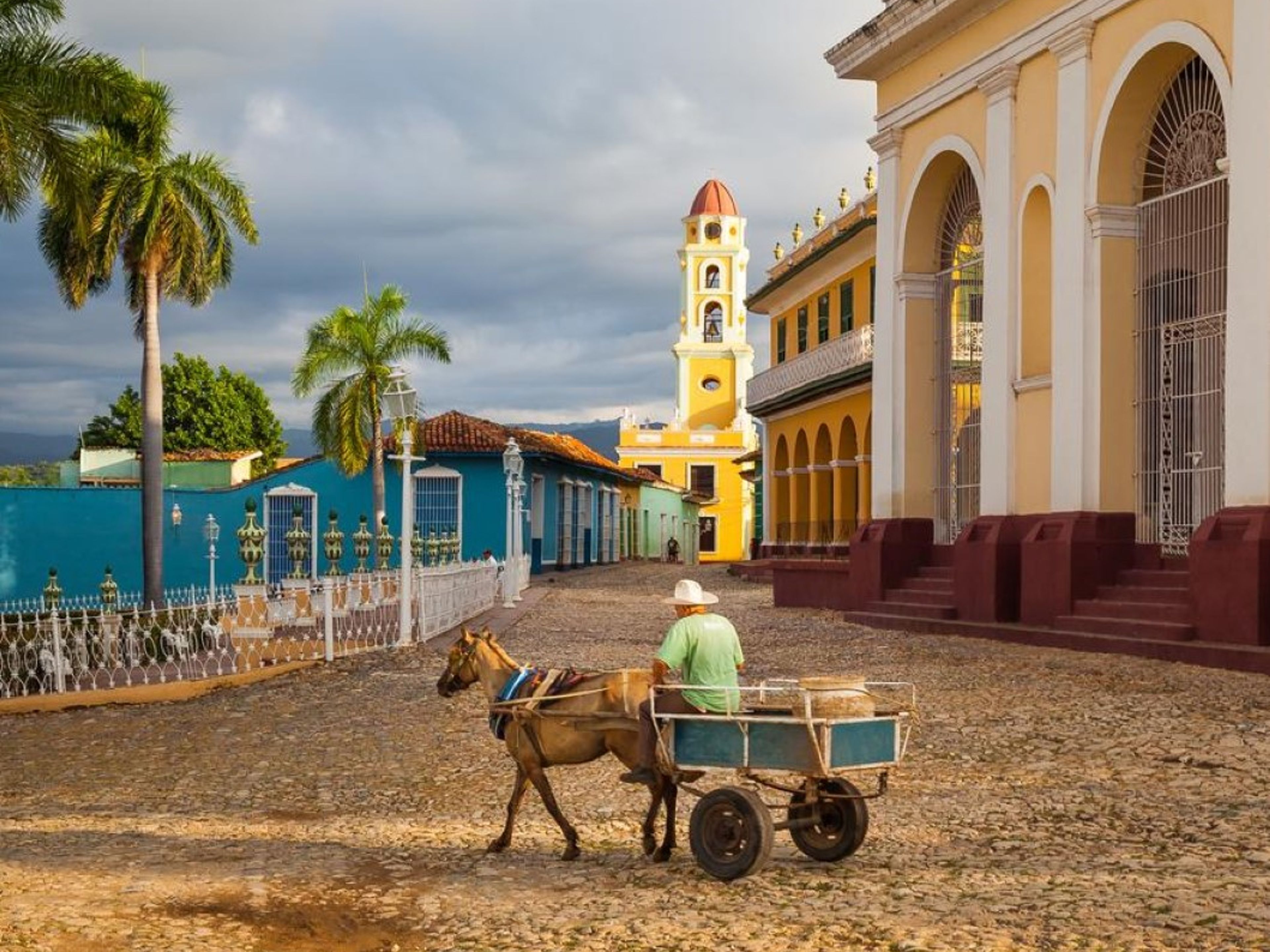Tour "GIRO PER TRINIDAD IN CARROZZE A CAVALLI". Trinidad old city panoramic view, Sancti Spiritus, Cuba.